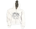 White Tiger Zip Up